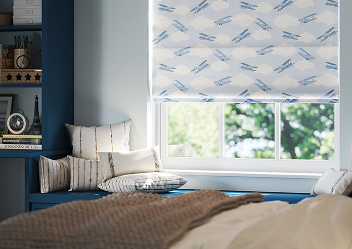 Flying Ace, Clear Sky - Roman Blind - Image 5